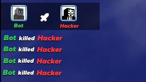 HACKER got Spam Killed by BOT 😂 (Blockman Go)