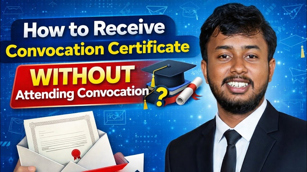 How to Receive Convocation Certificate without attending Convocation ...
