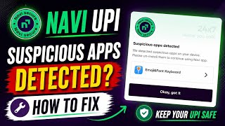 How to fix Navi Suspicious apps detected problem | Navi app Suspicious apps detected problem solve 