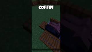 Minecraft Coffin  How To Build Coffin  Rip minecraft trending gaming viral coffin