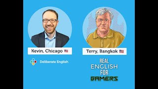 Video Game Expressions You Can Use at Work with Kevin Naglich from Deliberate English! [REFG VOD #1] screenshot 5