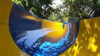Guinness World Records - Worlds Longest Waterslide At Escape Theme Park In Malaysia 1.1Km