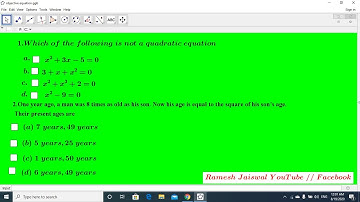 objective equation use GeoGebra