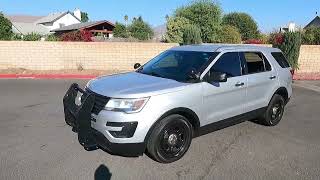 2017 Ford Explorer Police Interceptor Silver with Push Bar and Spotlights for sale tour test 11 2023 by mybestcarcom 379 views 6 months ago 21 minutes
