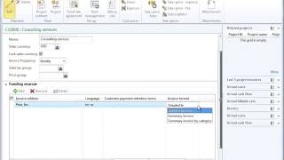 Dynamics AX 2012 - Project Contracts