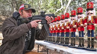 The Sig MPX vs. An ARMY of Nutcrackers; Can It Stop Them??? The 8th Day of Christmas