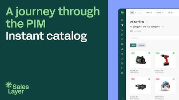 A journey through the PIM - Instant catalog
