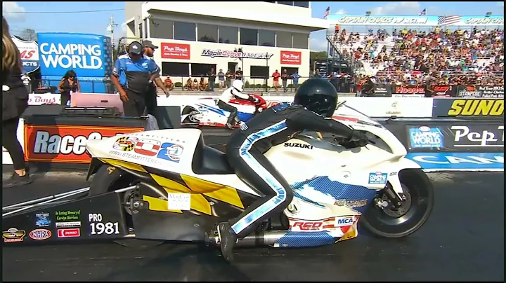 Chris Bostwick, Kelly Clontz, Pro Stock Motorcycle...