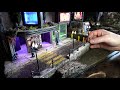 TOO COMPLEX??? Over 50 LED's and Hand-Sculpted Minis in this Cyberpunk Diorama...