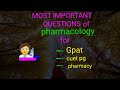 Gpat questions 🥹, pharmacy discovery 😎, cuet pg pharmacy 🧑🔬 , pharmacology questions with answers 🤩