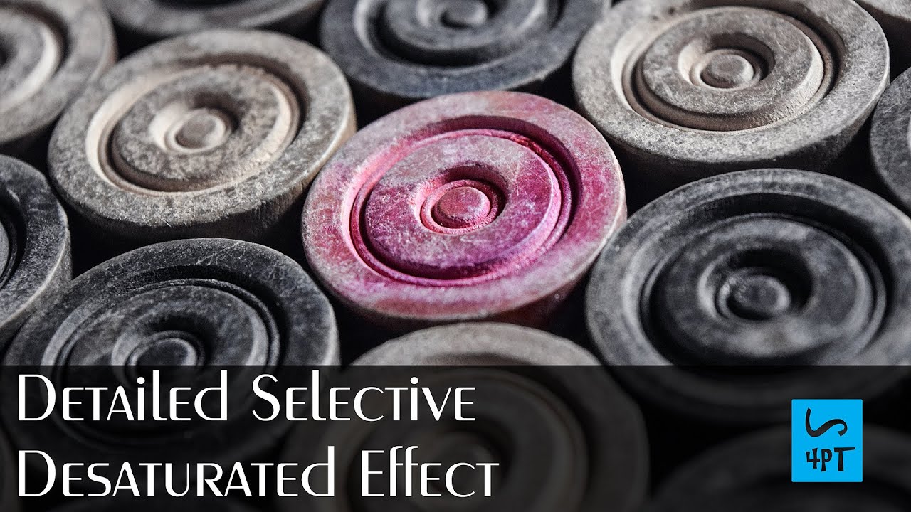 Detailed Selective Desaturated Effect, Photography Post Processing Photoshop Tutorial