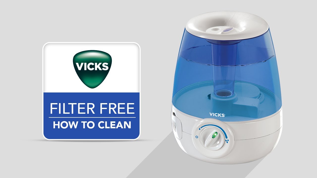 Vicks Filter-Free Ultrasonic Cool Mist Humidifier V12 - How to Clean