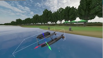 Testing WAMV USV Stability in Gazebo