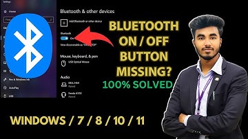 Windows 7 / 8 / 10 bluetooth on off button missing | bluetooth not working pc / laptop Problem Solve