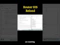 Router IOS Image Restore