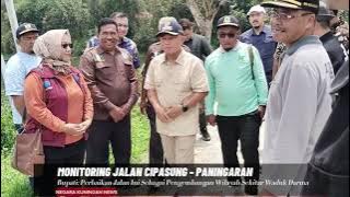 As a form of concern from the Kuningan Regional Government, the Regent monitors the Cipasung - Pa...