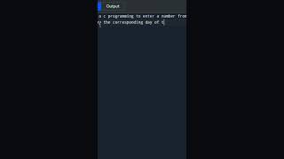 Switch Statement in c language #coding #c language