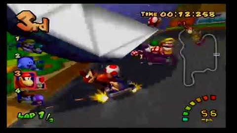 Mario Kart Double Dash Toad & Diddy Kong Purely Random Items