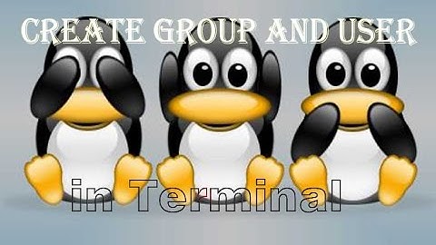 Create user and group in Linux CentOS 6.7