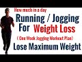 Running or Jogging for Weight loss | How much in a day | Technique, Posture, Calorie Burn, Routine