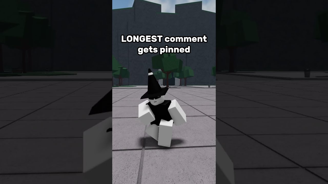 LONGEST COMMENT GETS PINNED Thestrongestbattlegrounds Roblox Tsb Shorts