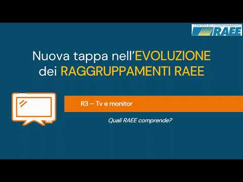 RAEE - Raggruppamento 3. Quali rifiuti elettrici ed elettronici comprende?