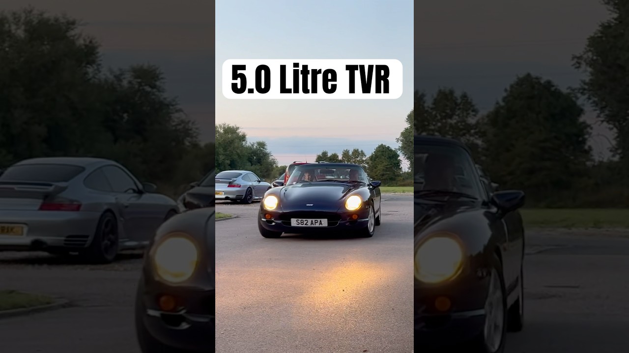 Stunning TVR 5.0 Litre START UP and DRIVE by 