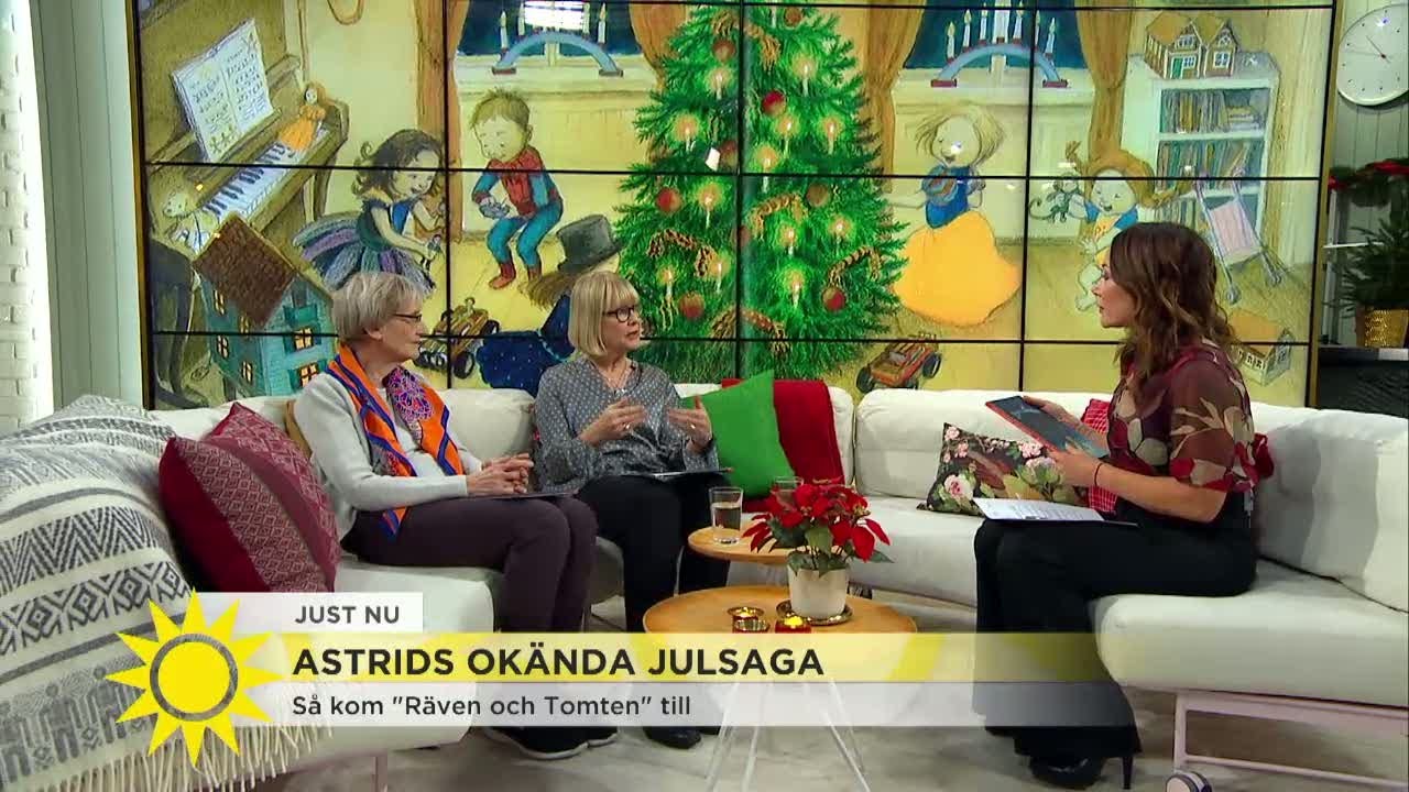 Astrid Lindgrens okända Julsaga - Nyhetsmorgon (TV4)