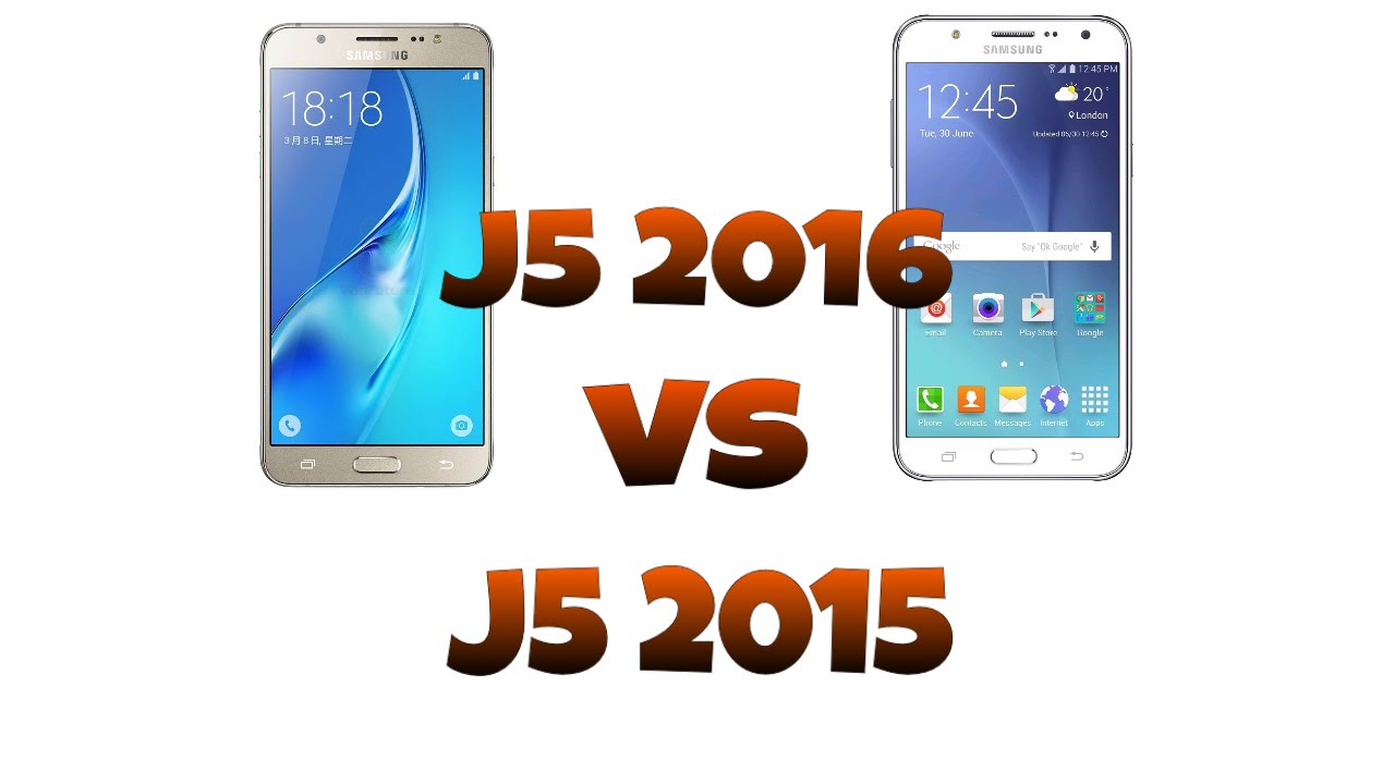 Galaxy J5 2016 vs J5 2015 Comparison video - YouTube