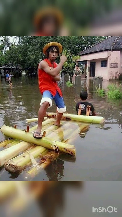 kelakuan saat banjir #shorts #meme #lucu #fotolucu