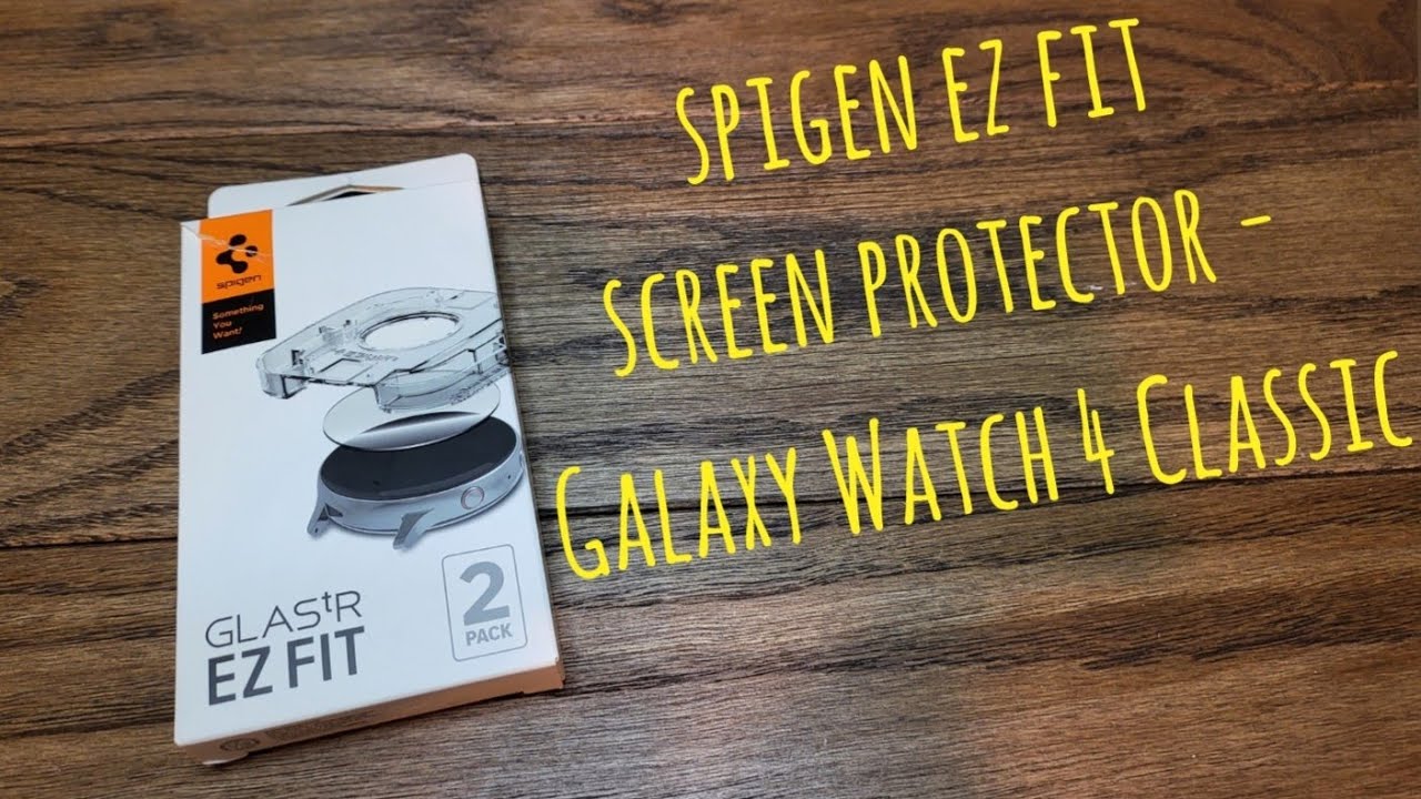 Galaxy Watch 6 (44mm) Screen Protector, Spigen [GlasTR EZ FIT] 2 Pack