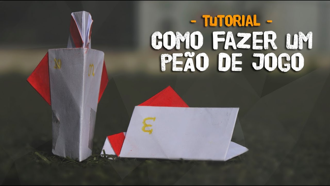 Tutorial - Como fazer um peão de jogo em casa 