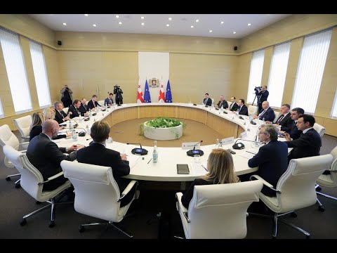 შეხვედრა ოლივერ ვარჰეისთან და წამყვანი საფინანსო ინსტიტუტების წარმომადგენლებთან