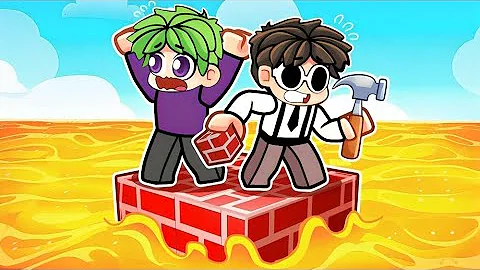 Build To Survive The Lava in Roblox!