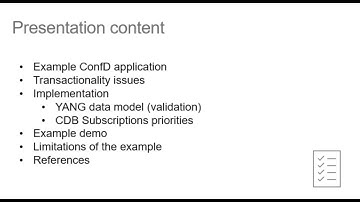 Transactionality Part 3 - ConfD Example