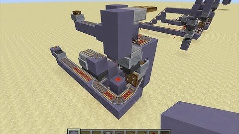 Minecraft - Automated Minecart Unlimited Storage Nexus [4x4x7]
