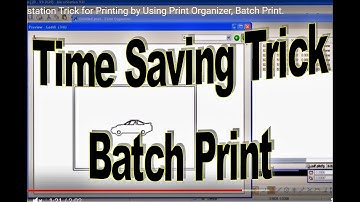 Microstation Trick for Printing by Using Print Organizer, Batch Print.
