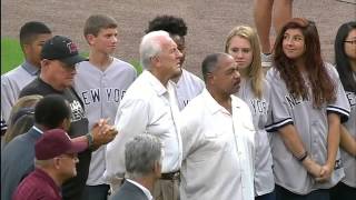 Derek Jeter is honored by the Detroit Tigers during his final series in Motown