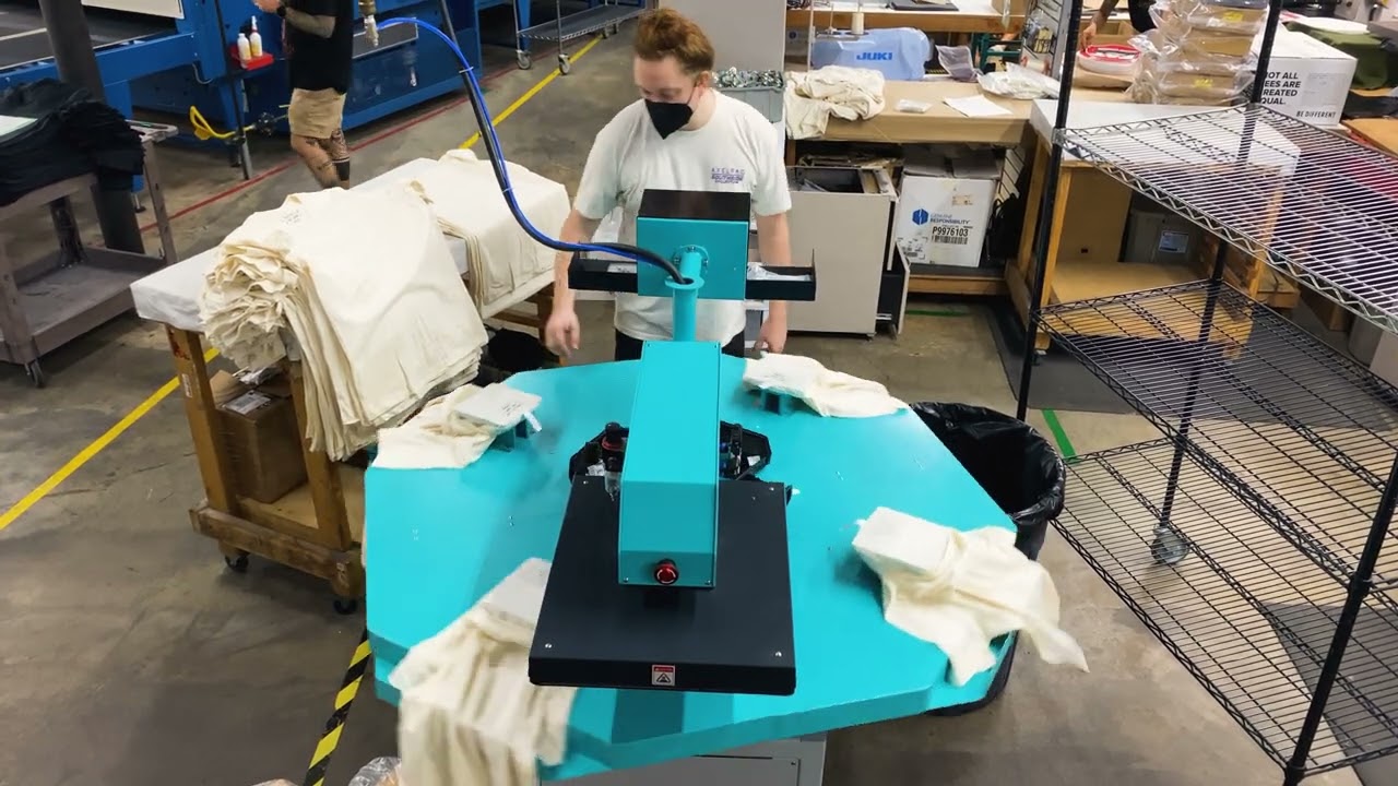 4 Station Automatic Rotating Table Heat Press YouTube