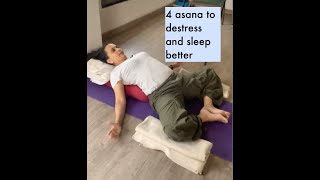 4 asana to de-stress and sleep better