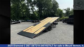Eye-catching 2025 Diamond C DET Tilt Deck Trailer For Sale in Mount Vernon, IL