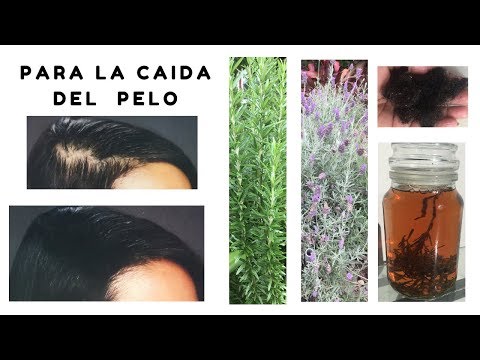 Tónico capilar de Romero,y  lavanda para Crecimiento y caída del pelo