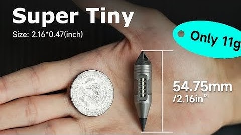 Wolf Fang 2.0- Titanium Keychain Lantern & Pen & Screwdriver Multi-Functional