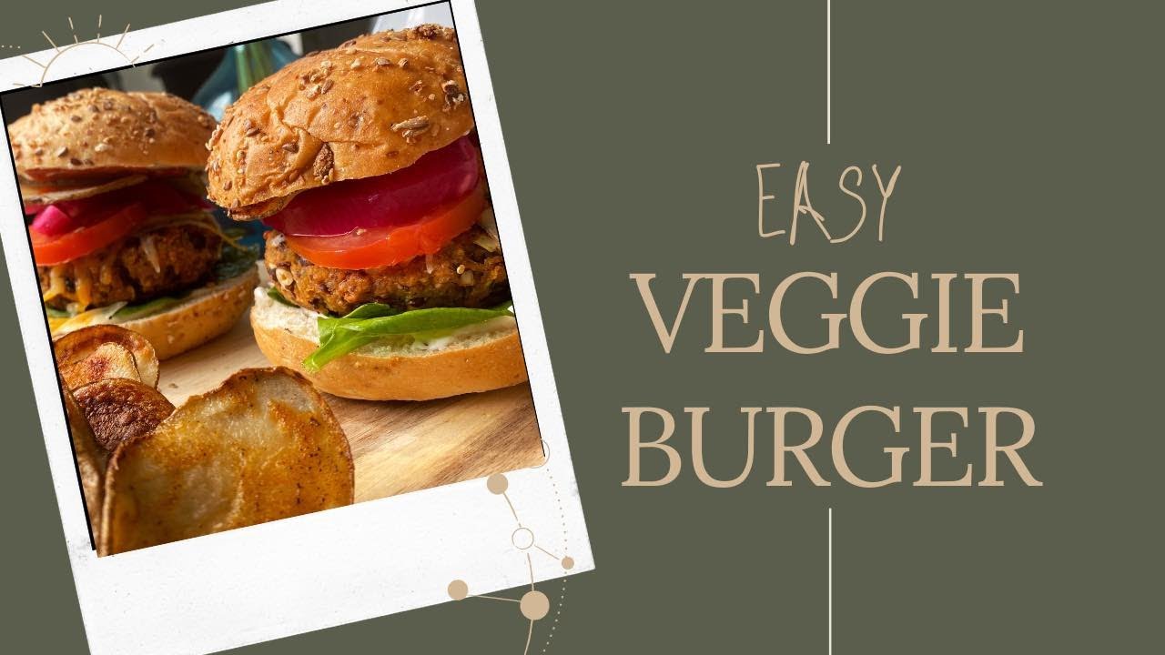 EASY HOMEMADE VEGETARIAN BURGERS - YouTube