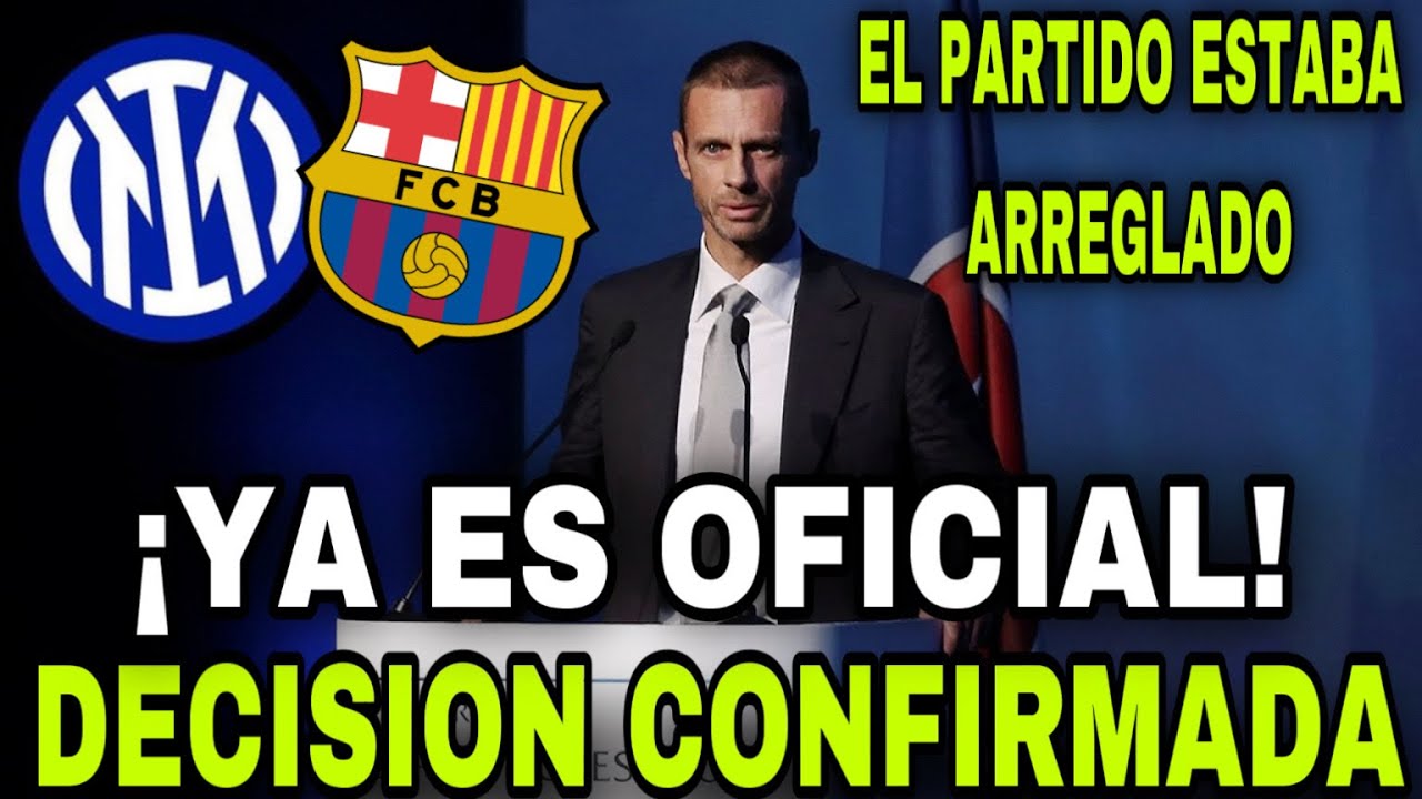 💥¡ESCÁNDALO! LA UEFA LO CONFIRMA ¡SE DESCUBREN AMAÑOS! | NOTICIAS DEL FC BARCELONA HOY