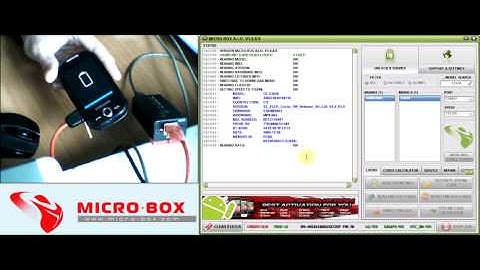 Samsung S3650 Read Codes with Micro-Box