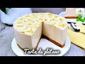 ⭐ TARTA de PLÁTANO ⭐ Tarta de queso y plátano 🍌 Cheescake de plátano. RECETA FÁCIL!!