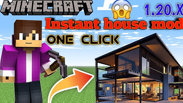 Minecraft instant build mod 1.20.X #minecraft #youtube #gaming #viral