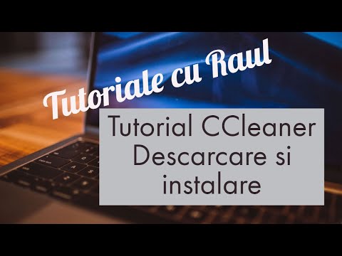 CCLEANER TUTORIAL Windows 10|Tutorial Ccleaner romana|PC curat si optimizat Windows 10