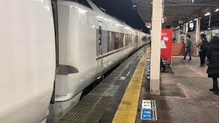 北陸本線敦賀駅 681系しらさぎ米原行きが発車